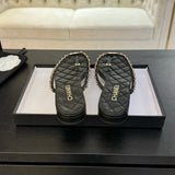 Pre Order Flipflops With Luxury Chain Logo Design