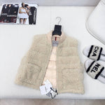 Pre Order Luxury Logo Teddy Pocket Gilet
