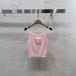 Pre Order Luxury Logo Crop Vest Tee