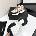 Pre Order Luxury Purple Double C Logo Trainers