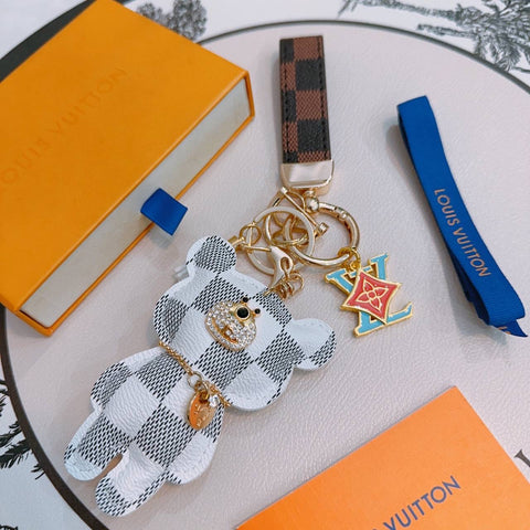 Pre Order Luxury Logo Design Bear Keychain