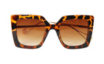 Brown Rectangular Sunnies