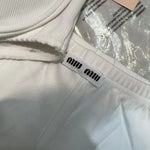 Pre Order Luxury Logo Waist Band Shorts & Matching Logo Bralet