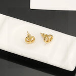 Pre Order Luxury Design Gold Stud Earrings