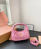 Pre Order Luxury Pleated Design Logo Mini Bag (7 Colours)