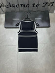 Pre Order Sleeveless Initial Luxe Logo Vest Top