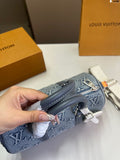 Pre Order Luxury Denim Logo Design Crossbody Bag