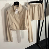 Pre Order Track Jacket & Short Luxe Set