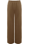 Wide Leg Joggers In Brown