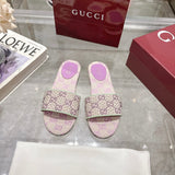 Pre Order Luxury FlatDouble G Logo Slides