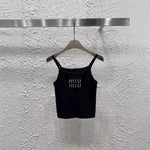 Pre Order Luxury Logo Crop Vest Tee