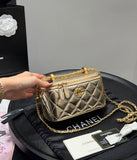 Pre Order Triple Gold Initial Crossbody Bag