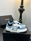 Pre Order Luxury Patch Denim Low Trainers