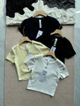Pre Order Luxury Yoga Cropped Tees