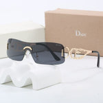 Pre order Luxury Side Letter Logo Gold Frame Sunglasses (4 Colours)