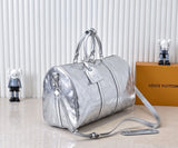 Pre Order Silver Luxury Design Duffel Bag