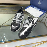 Pre Order Luxury White Logo Trainers In Black/White