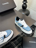 Pre Order Luxury Patch Denim Low Trainers
