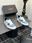 Pre Order Luxury Patch Denim Low Trainers