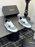 Pre Order Luxury Patch Denim Low Trainers
