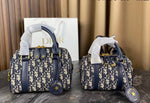 Pre Order Luxury Blue Logo Letter Design Bag