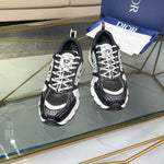 Pre Order Luxury White Logo Trainers In Black/White
