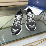 Pre Order Luxury White Logo Trainers In Black/White