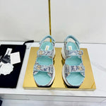 Pre Order Luxury Logo Snake Print Sandals (3 Colours)