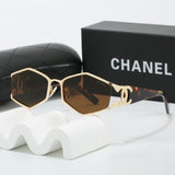Pre Order Luxury Metal Frame Logo Cat Eye Sunglasses (5 Colours)