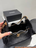 Pre Order Luxury Triangle Denim Bucket Bag (2 Colours)