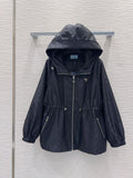 Pre Order Luxury Design Tie Waist Raincoat
