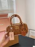 Pre Order Napa Luxury Logo Leather Bag