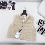 Pre Order Luxury Logo Teddy Pocket Gilet