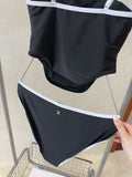 Pre Order Luxury Logo Strap Top Bikini Set