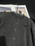 Pre Order Luxury Aw Logo Charcoal Short & Bomber Jacket Set