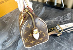 Pre Order Luxury Brown & Cream Logo Body Bag