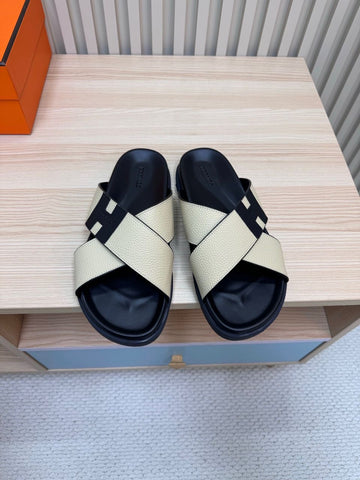 Pre Order Cross Strap Luxury Initial Logo Slides