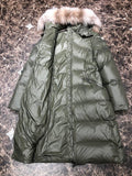 Pre Order Luxury Longline Padded Belted Coat
