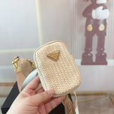 Pre Order Luxury Crochet Logo Triangle Crossbody Bag