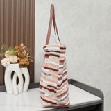 Pre Order Luxury Logo Stripe Beach Bag