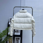 Pre Order Cropped Puff Coat In White