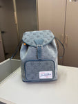 Pre Order Luxury Denim Logo Design Bucket Backpack