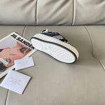 Pre Order Luxury Side Logo Design Frayed Platform Trainers