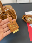 Pre Order Napa Luxury Logo Leather Bag