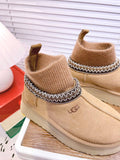 Pre Order Cuff Stretch Platform Boots