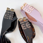 Pre Order Luxury Wide Logo Frame Sunnies (5 Colours)