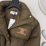 Pre Order Luxury Logo Belted Puffer Coat