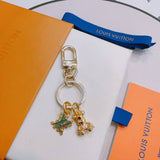 Pre Order Gold Bear Luxury Logo Keychain