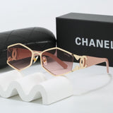 Pre Order Luxury Metal Frame Logo Cat Eye Sunglasses (5 Colours)