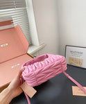 Pre Order Luxury Pleated Design Logo Mini Bag (7 Colours)